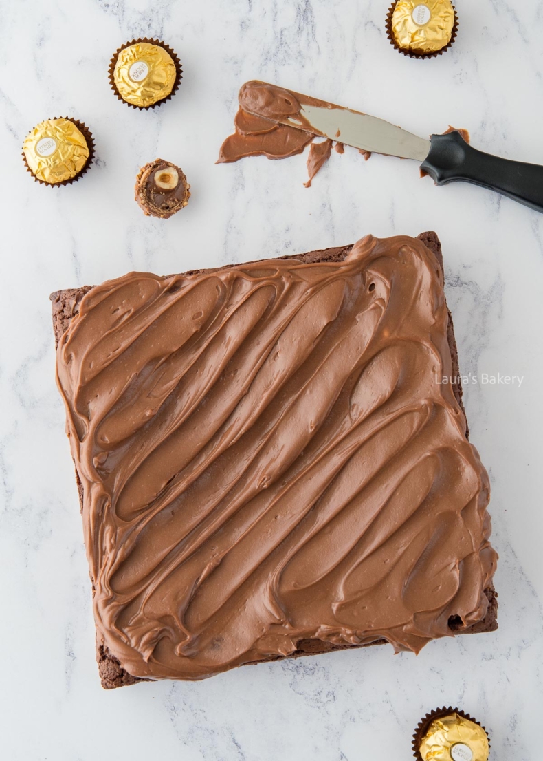 Ferrero rocher brownies