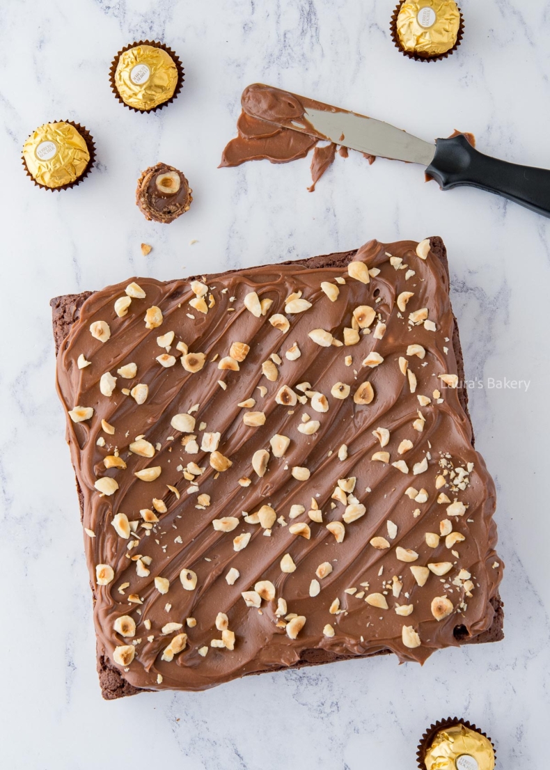 Ferrero rocher brownies