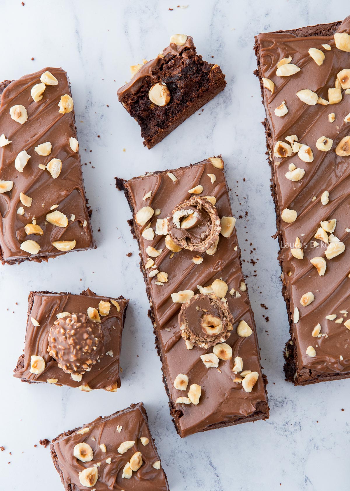 Ferrero rocher brownies-8