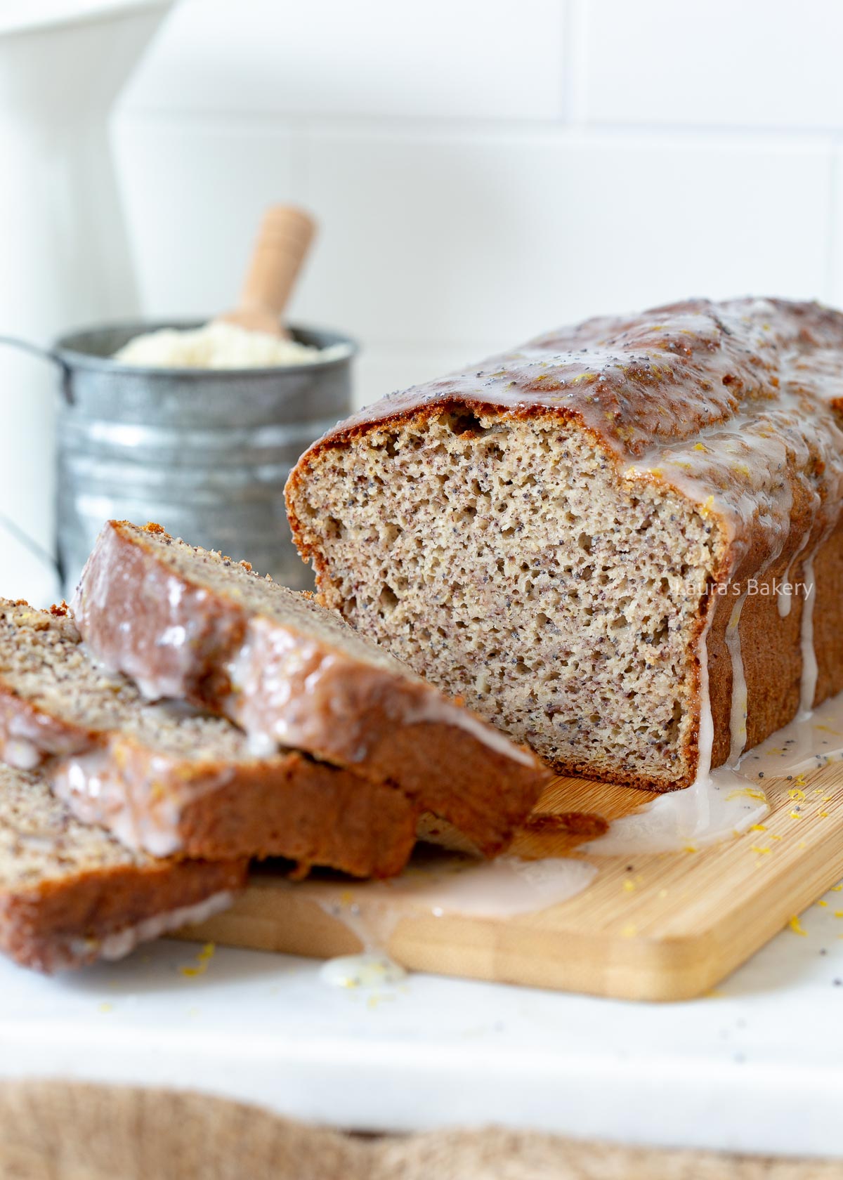 Lemon poppy seed banana bread-5