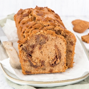 Biscoff loaf cake