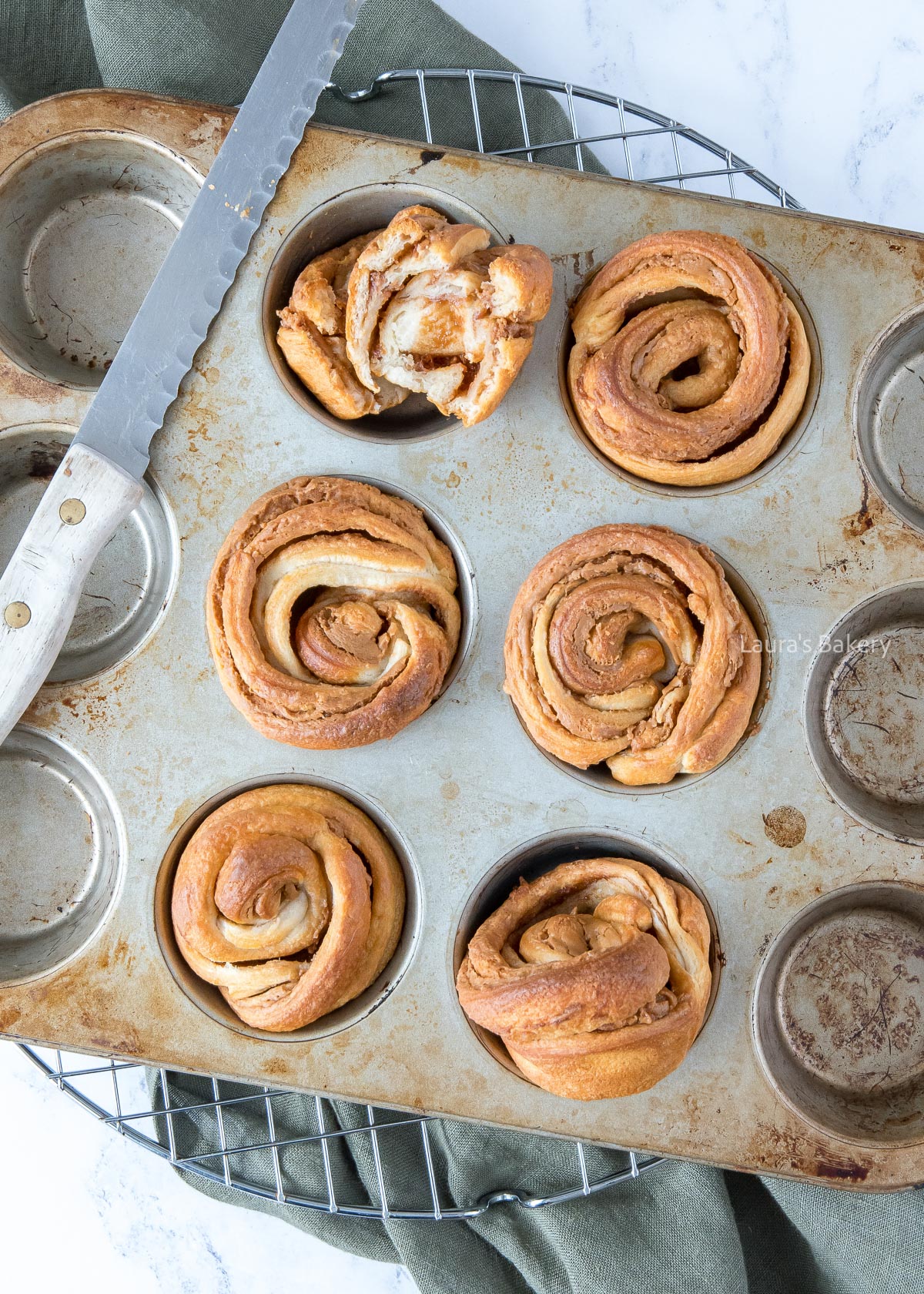 Biscoff Cruffins