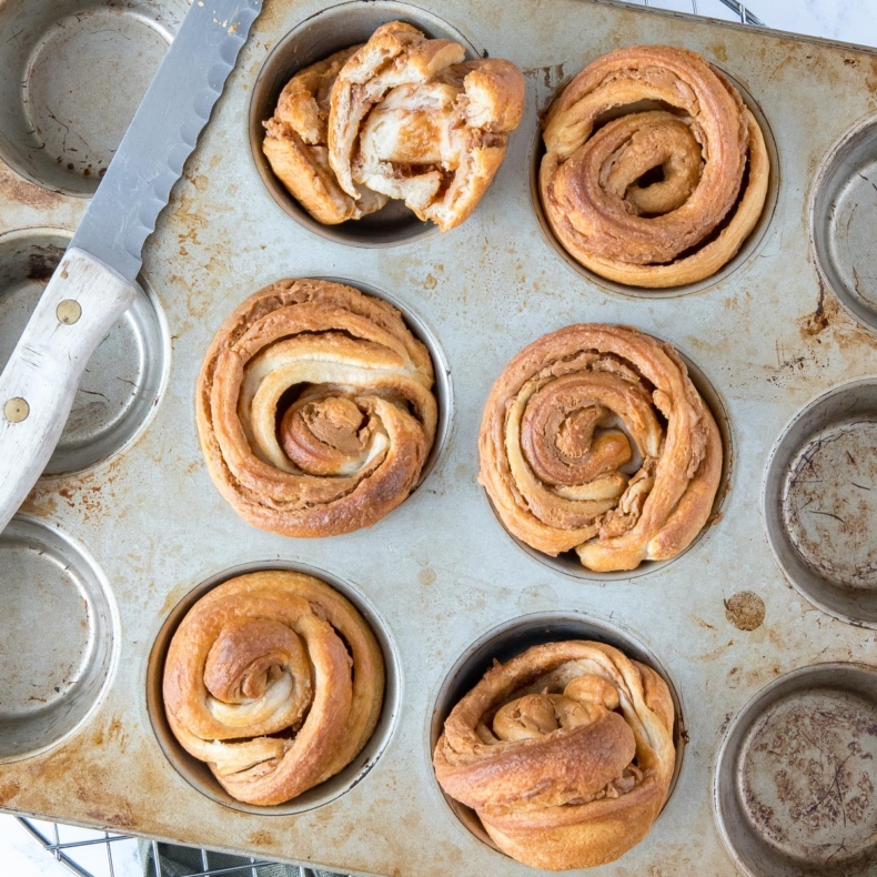 Biscoff Cruffins