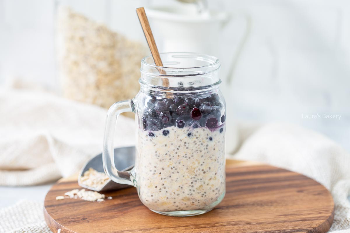 Blueberry banana overnight oats-1