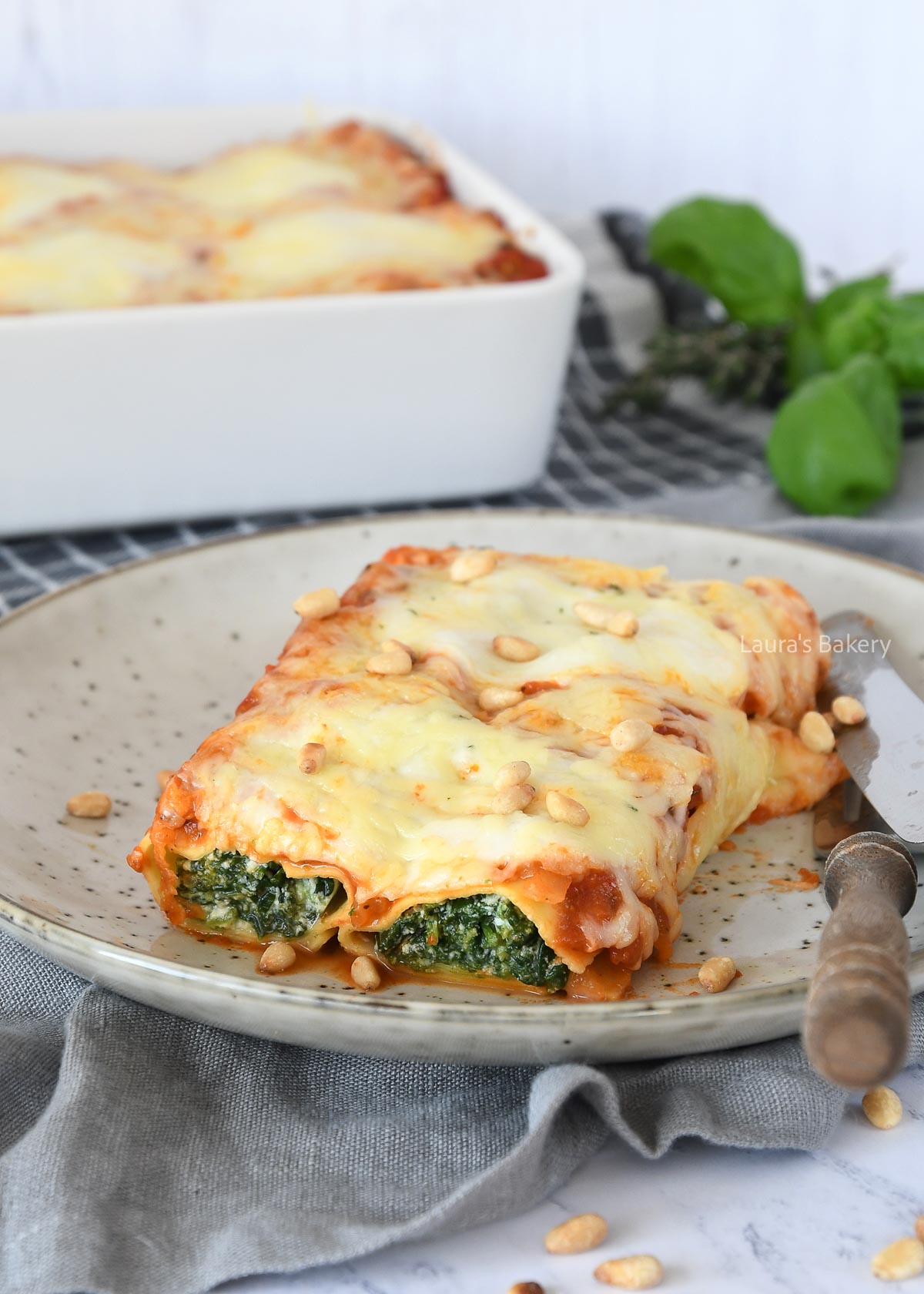Spinach and Ricotta Cannelloni
