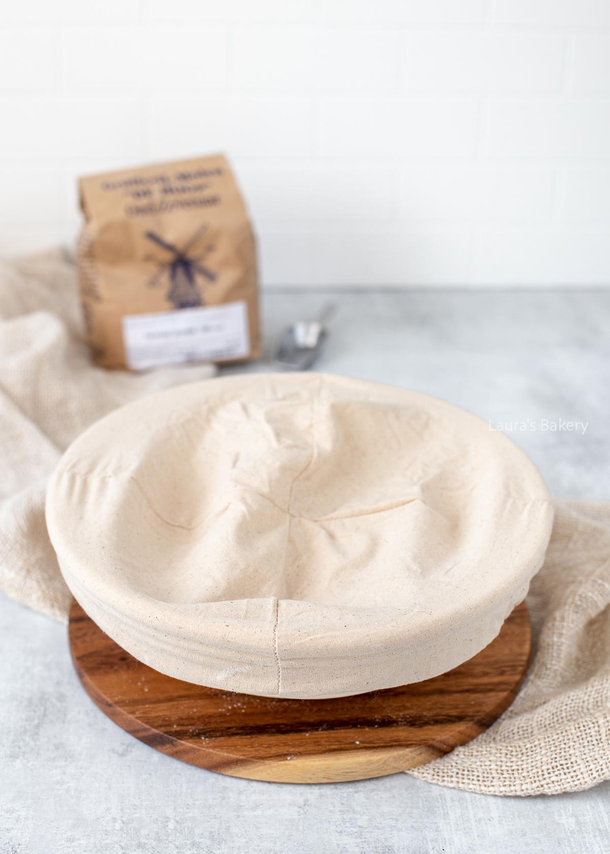 Sourdough bread proofing basket