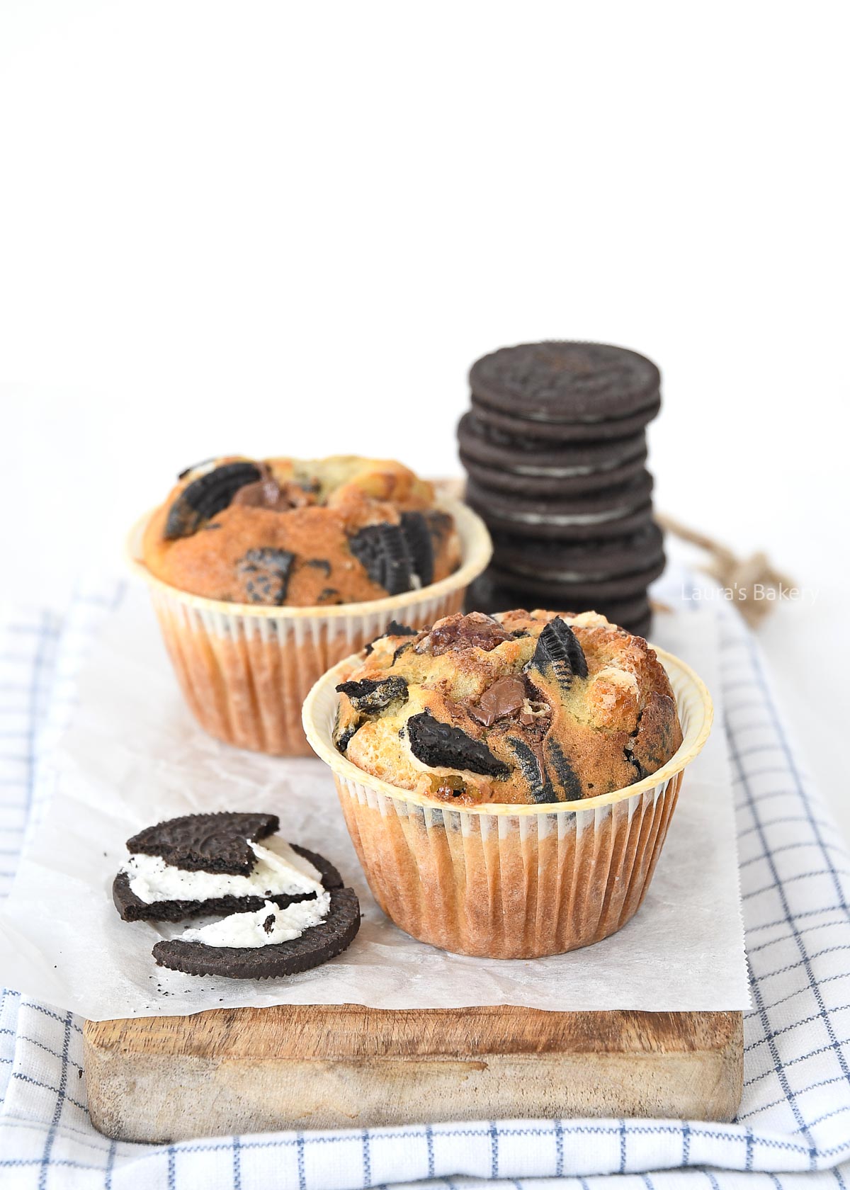 Oreo Nutella Muffins