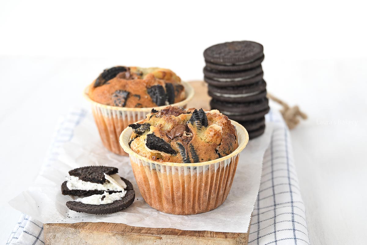 Oreo nutella muffins-3